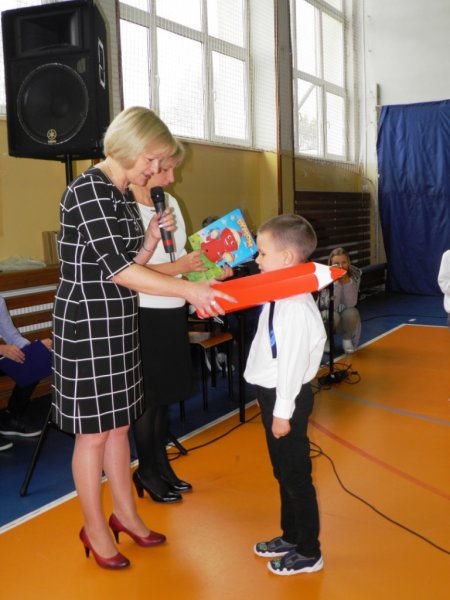 Pasowanie na ucznia klasy I.